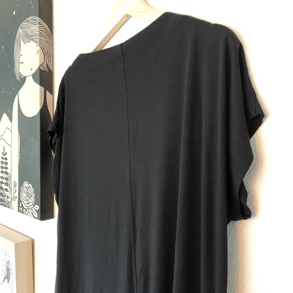 Vince Black Oversized Tee/Tunic, Sz S - Picture 8 of 8